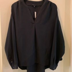Madewell Women’s NWT Split Neck Blouse Size XL